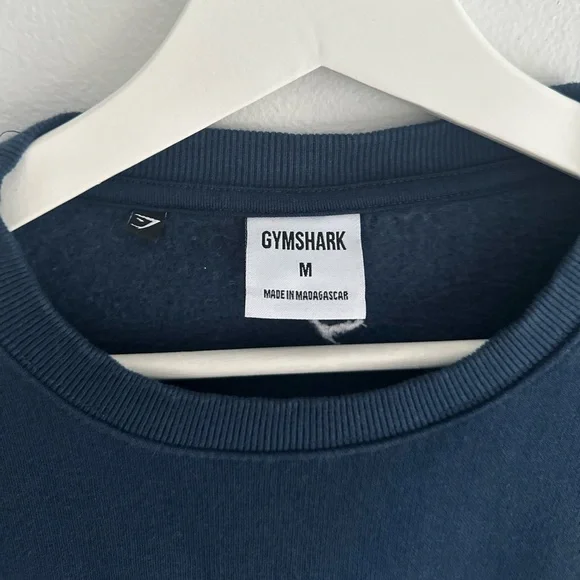 Gymshark Blue Crewneck Sweatshirt Medium - Picture 4 of 6